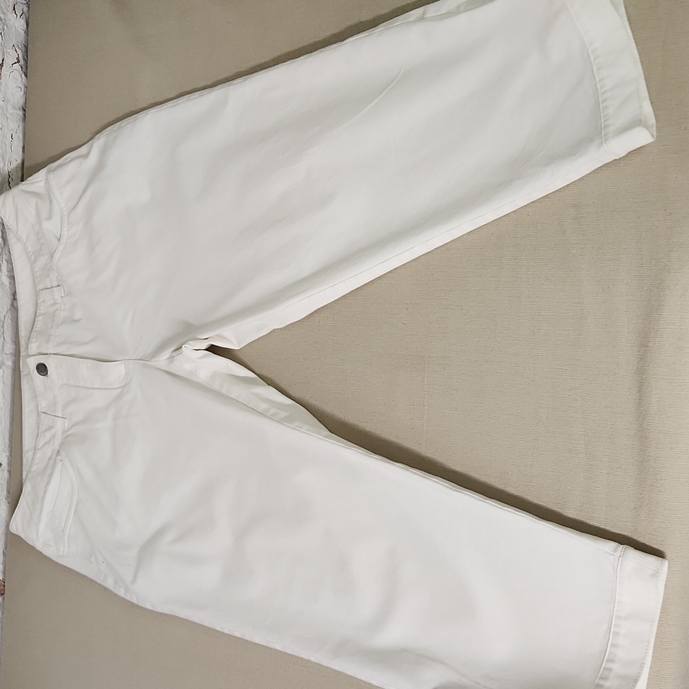 Eileen Fisher White Pants Size M Y2k